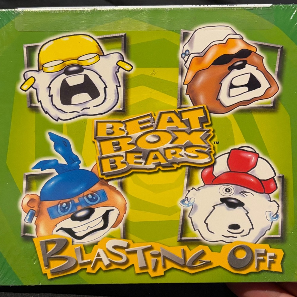 Y2K Toon Jams Beat Box Bears Blasting Off Cartoon Hip Hop Audio CD 2003 New